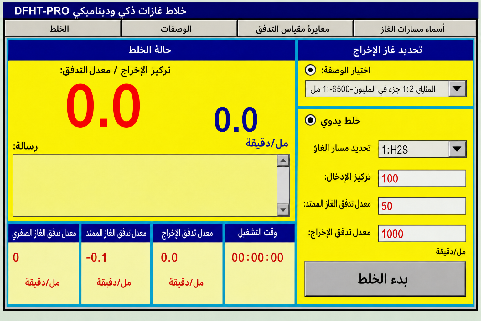 جهاز توزيع الغاز الديناميكي DFHT-PRO